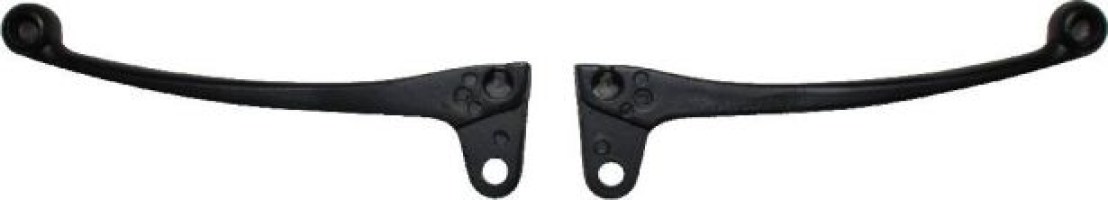 Brake & Clutch Lever Set - Aluminum, Dirt Bike, Black - LVR3230BK - PBC2984F1