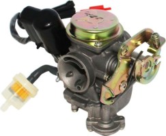 Carburetor - 18mm, Electric Choke, 50cc to 90cc, GY6 - 80A8180 - PBC995F1
