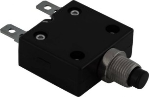 Circuit Breaker - Push Button, 45A, HT-01C, 125/250VAC, 32/50VDC - 60A9745 - PBC2028F1