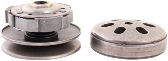 Clutch - Drive Pulley with Clutch Bell, GY6, 125cc to 150cc, 19 Spline - 30A3711 - PBC1257F1