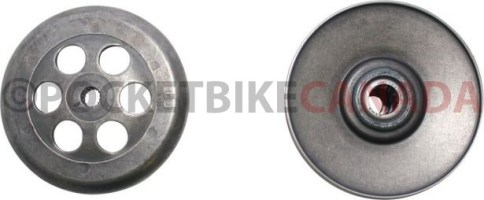 Clutch - Drive Pulley with Clutch Bell, Yamaha, 50cc, 2 Stroke, 16 Spline - 30A3702 - PBC1233F1