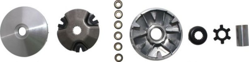 Clutch - Variator, Yamaha, 50cc, 2 Stroke, 15 Spline - 30A3602 - PBC1314F1