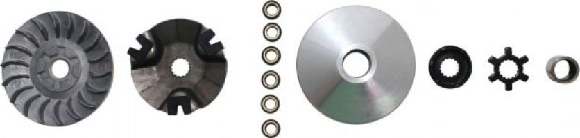 Clutch - Variator, Yamaha, 50cc, 2 Stroke, 15 Spline - 30A3602 - PBC1314F1