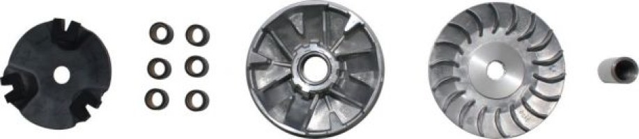 Clutch - Variator, Yamaha, 50cc, 4 Stroke, 17 Spline - 30A3604 - PBC1323F1