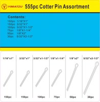 Cotter Pin Kit - Cotter Pin Assortment (555pcs) - KIT5205 - PBC2867F1