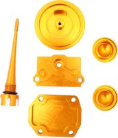 Cylinder Head Cover Set - 125cc, CNC, Performance, 6pc, Gold - 20A2610GD - PBC1648F1