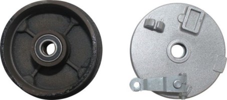 Drum Brake Assembly - 4 Bolt, M10, Right Side - 90A5130 - PBC748F1