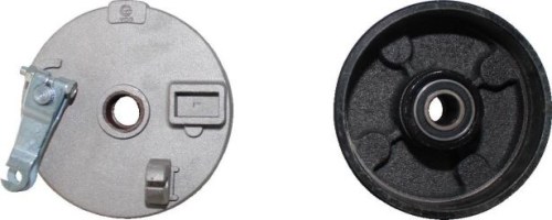 Drum Brake Assembly - 4 Bolt, M8, Right Side - 90A5135 - PBC769F1