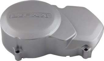 Engine Cover - 125cc Lifan, Left, Chrome - 70D2121CR - PBC1433F1