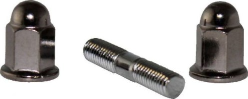 Exhaust Stud and Cap Nut - 6mm set (4pcs) - HWN9906 - PBC2902F1