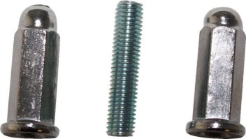 Exhaust Stud and Cap Nut - 7mm set (4pcs) - HWN9907 - PBC2909F1