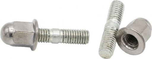 Exhaust Stud and Cap Nut - 8mm set (4pcs) - HWN9908 - PBC2915F1