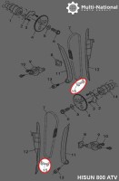 Flange Bolt, Hexagon Head, 6-65 (1pc) 6mm Diameter, 65mm Length - HWB0665-6 - PBC2933F1
