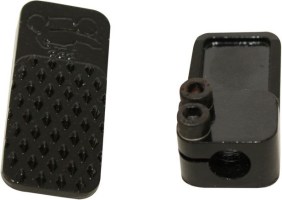 Foot Pegs - Dirt Bike, Metal - 40D5015BK - PBC628F1