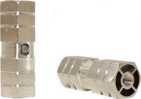 Foot Pegs - Dirt Bike, Silver, CNC Machined Lightweight (2 pcs) - 40D5060SV - PBC453F1