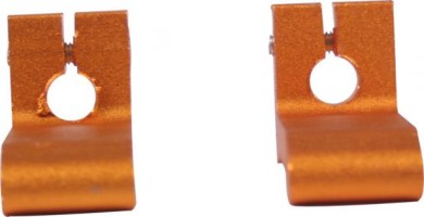 Foot Pegs - Gold, Dirt Bike, CNC, (2 pc set) - 40D5030GD - PBC489F1