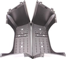 Footrest Set - 50cc to 110cc, ATV, Racing Style, 2pcs - 70A7143 - PBC503F1