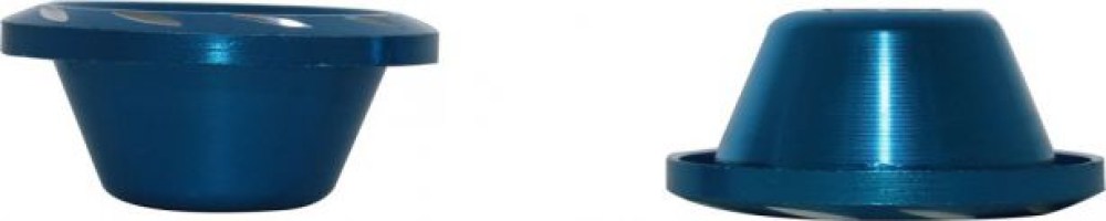 Fork Cups - CNC, Blue, 2pcs - 40D4800BU - PBC469F1