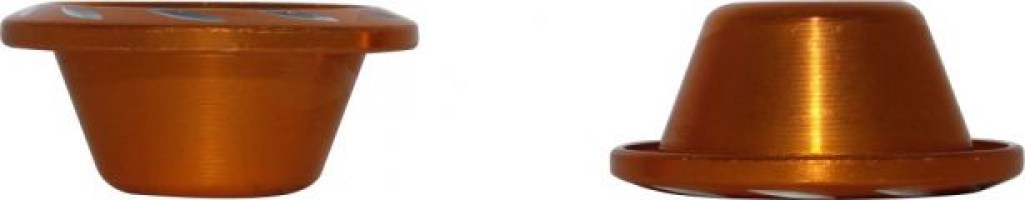 Fork Cups - CNC, Gold, 2pcs - 40D4800GD - PBC497F1