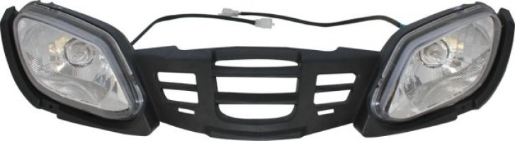 Front Bumper & Headlights - 125cc to 250cc ATV, Utility Style, Two Head Lights - 70A7450 - PBC3146F1