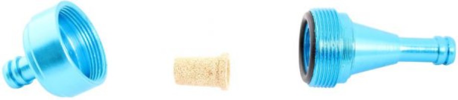 Fuel Filter - Aluminum, CNC, Blue - 20A5230BU - PBC2480F1