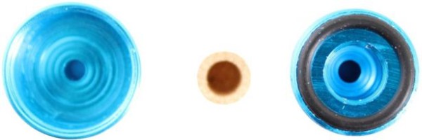 Fuel Filter - Aluminum, CNC, Blue - 20A5230BU - PBC2480F1