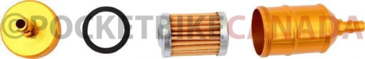 Fuel Filter - Aluminum, CNC, Gold - 20A5230GD - PBC2489F1