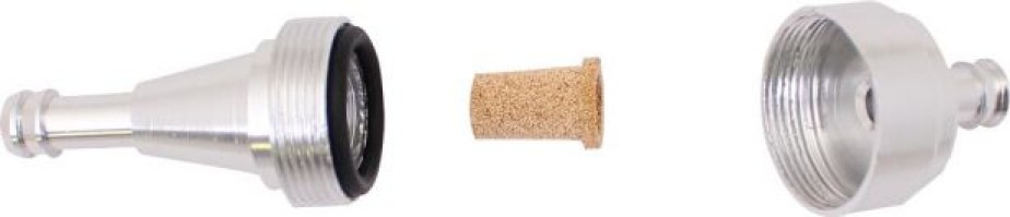 Fuel Filter - Aluminum, CNC, Silver - 20A5220SV - PBC2465F1