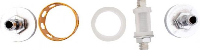 Fuel Filter - Posh Racing, Silver/Gold - 20A5240GD - PBC2593F1