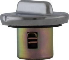 Fuel Tank Cap - Metal, Chrome - 20A4128CR - PBC2485F1
