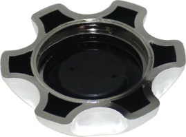 Fuel Tank Cap - Plastic, Chrome - 20A4120CR - PBC2504F1