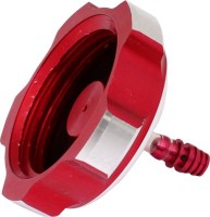 Fuel Tank Cap - Red, Aluminum - 20A4121RD - PBC2614F1