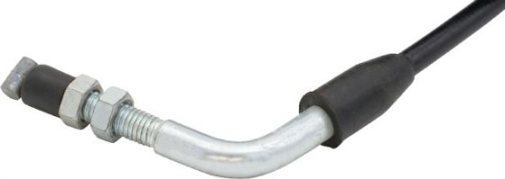 Gear Shift Cable - Bent Connector, M8, 187cm Total Length, 400cc, ATV, Odes - CBL11040 - PBC845F1