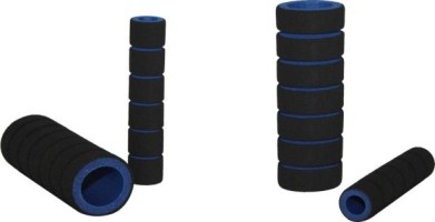 Hand Grips - Foam, Blue, 4pc Set - 70D1700BU - PBC2754F1