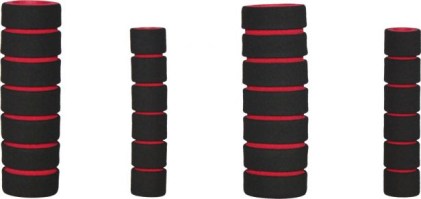 Hand Grips - Foam, Red, 4pc Set - 70D1700RD - PBC2784F1