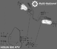 Hand_Guard_ _ATV_Hisun_500 700cc_1pc_1