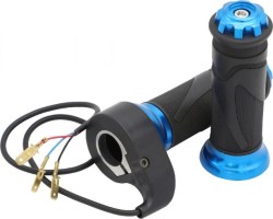 Throttle Lever - Twist Grip, Scooter, Blue (Set) - 70C3205BU - PBC2738F1