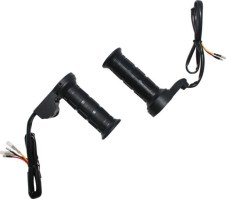 Heated Throttle Grips - Universal 22mm/27mm, 10-Stage, Twist Throttle - PBC610F1