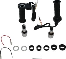 Heated Throttle Grips - Universal 22mm/27mm, 3-Stage, Twist Throttle - PBC600F1