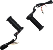 Heated Throttle Grips - Universal 22mm/27mm, 3-Stage, Twist Throttle - PBC600F1
