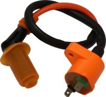 Ignition Coil - 2 Prong, GY6, Performance Pro, Orange - 10A2022 - PBC1979F1