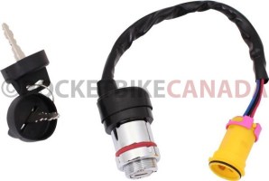 Ignition Key Switch - 300cc, 2x4, 4x4 and 4x4 IRS inc. LOCK - 10A4200 - PBC2032F1