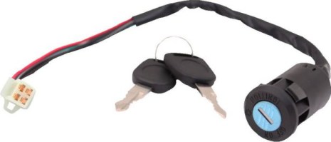 Ignition Key Switch - 4 pin Female, Plastic - 10A4240 - PBC2002F1