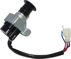 Ignition Key Switch - 4 pin Male, Metal, Steering Lock, Scooter - 10A4295 - PBC1954F1
