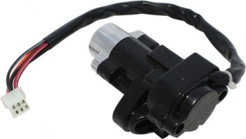 Ignition Key Switch - 6 Wire, 6 pin Male, Metal, Steering Lock, Scooter, GY6 - 10A4256 - PBC2136F1