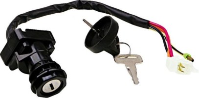 Ignition Key Switch - Suzuki LTZ50, LT80, LT-4WD, LTF250, LT250F , LTF300F, LTF4 - PBC10AF1