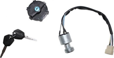 Ignition Key Switch - XY1100, Chironex 1000cc, 1100cc, with Lockable Gas Cap - 10A4298 - PBC2325F1