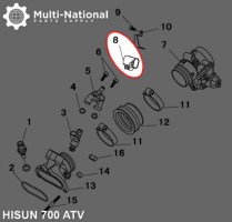 Intake Sensor - ATV/UTV, Hisun, 400-800cc - 80A9750 - PBC2183F1