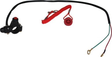 Kill Cord - Safety Tether, Kill Switch, Duel Function, Handle Bar Mount - 10A8040 - PBC1989F1