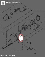 Light Bulb - 12V 10W, Single Contact - BLB7008 - PBC3060F1